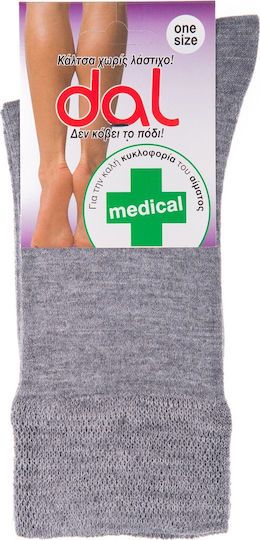 Dal Medical 1016 Șosete Vițel înalt Gri