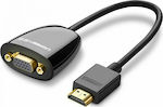 Ugreen Konverter HDMI männlich zu VGA weiblich Schwarz (40253)