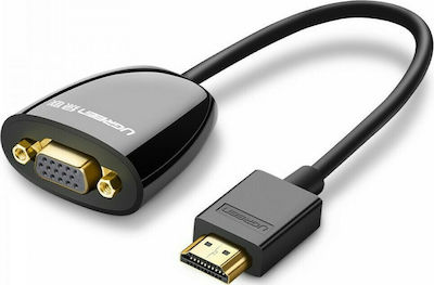 Ugreen Μετατροπέας HDMI male σε VGA female (40253)