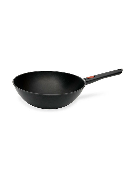 Woll Eco Lite Wok din Aluminiu Turnat cu Strat Antiaderent 30cm