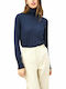 Pepe Jeans Deborah Women's Long Sleeve Blouse Navy Blue PL504618-598