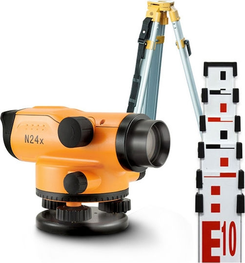 Nivel Nivel N24x Automatic Optical Level with Tripod & Rod 24x