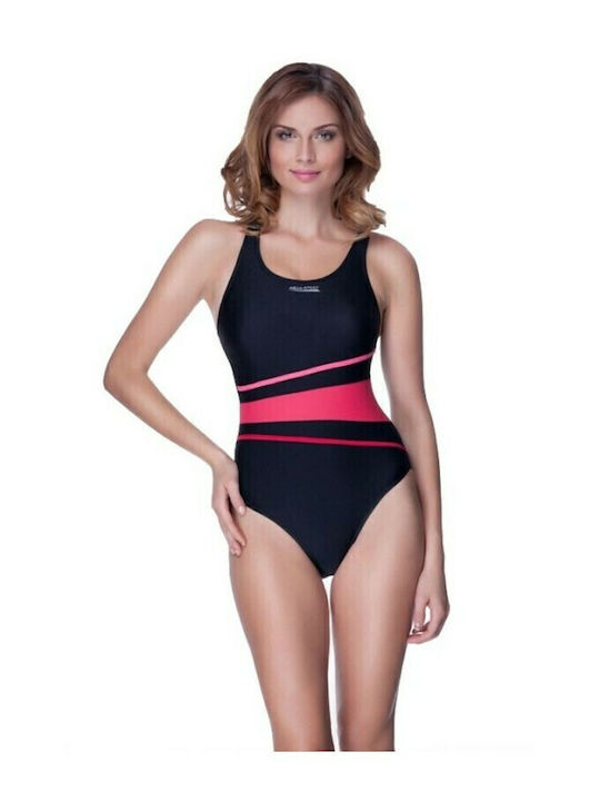 Aquaspeed Stella Sportlicher Badeanzug Schwarz