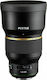Pentax Crop Φωτογραφικός Φακός HD D FA 85mm F1.4 ED SDM AW Telephoto για Pentax K Mount Μαύρος