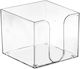 Plastic Paper Holder Transparent 1pcs 10x6.7x10.5cm