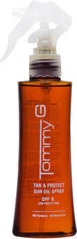 TommyG Tan & Protect Αντηλιακή Κρέμα Σώματος SPF6 σε Spray 150ml
