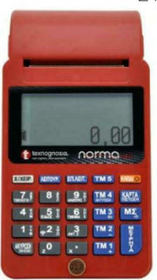 Norma Eco Wifi Portable Cash Register with Battery in Red Color