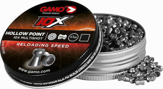 Gamo Hollow Point 10x Multishot Βλήματα Αεροβόλου 500τμχ 4.5mm