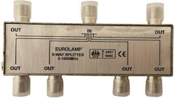 Eurolamp TV F 1/6 Splitter Accesorii Satelit 147-10123