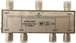 Eurolamp TV F 1/6 Splitter Satellite 147-10123