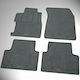 Cik Set of Front and Rear Mats 3pcs for Ford Transit Custom 2015+ Black