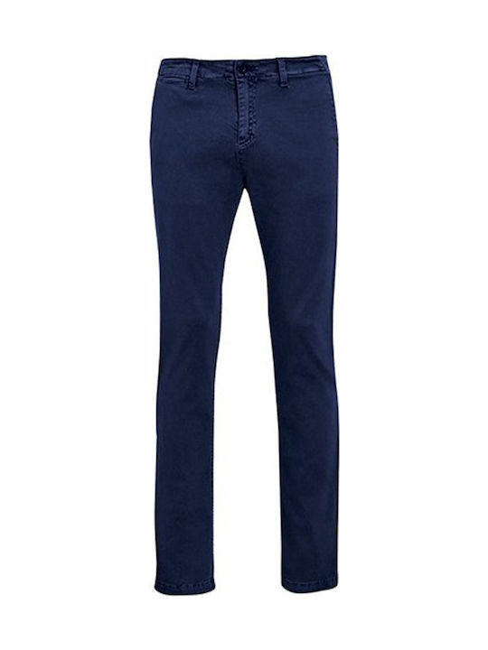 Sol's Men's Jeans Pants Elastic with Slim Fit N...