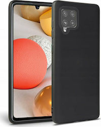 Tech-Protect Icon Silicone Back Cover Black (Galaxy A42)