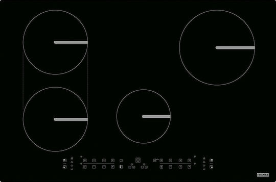 Franke FSM 804 IB BK Умни Индукционен котлон Автономен с Функция за заключване 77x51εκ.