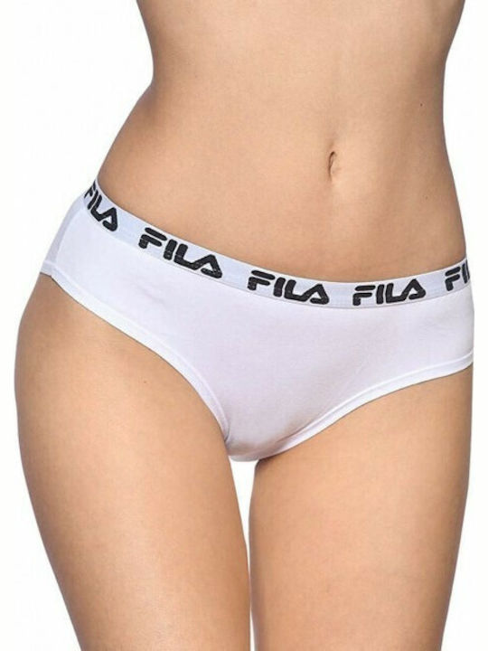 FILA Βαμβακερό Γυναικείο Slip Λευκό