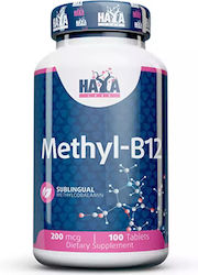 Haya Labs Methyl B12 Βιταμίνη 1000mcg 100 ταμπλέτες