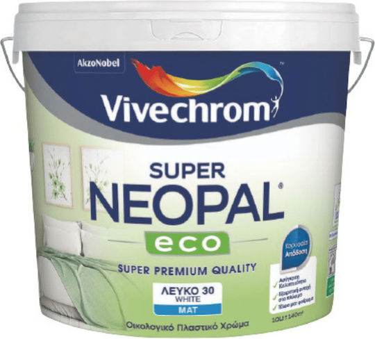 Vivechrom Super Neopal Eco Base P Πλαστικό Χρώμα Οικολογικό για Εσωτερική Χρήση 3lt