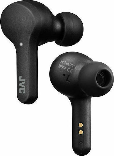 JVC HA-A7T In-Ear Bluetooth-Freisprecheinrichtung Kopfhörer mit Schweißresistenz und Ladeetui Schwarz
