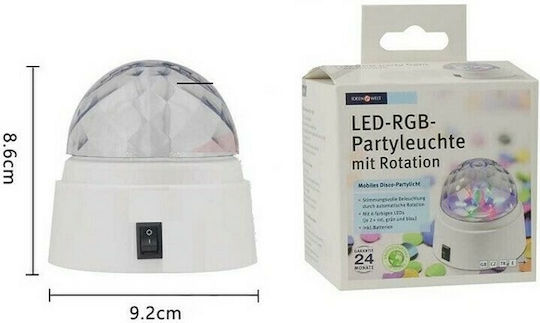 Led Kids Table Lamp Projector with Design Projection White 9.2x9.2x8.6cm