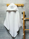 abo Hooded Baby Bath Towel Carousel Blue