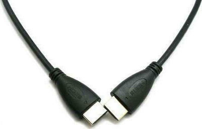 HDMI 1.4 Cable HDMI male - HDMI male 2m Μαύρο