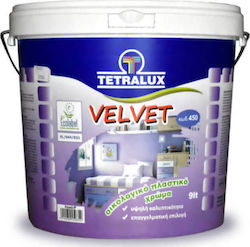 Tetralux Velvet Plastic Ecological Paint for Interior Use White 750ml