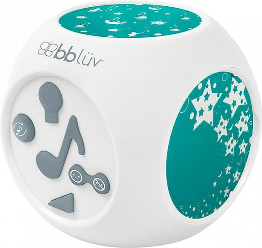 Bbluv Kids Projector Lamp Kube with Star Projection White 10x10x10εκ.