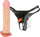 Vac U Lock Harness με Dildo 20cm στο χρώμα του δέρματος