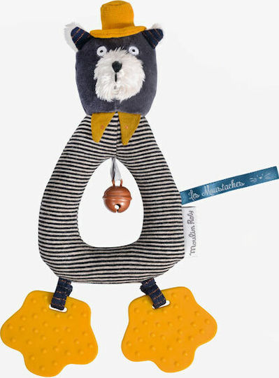 Moulin Roty Alphonse Pisica Șobolan Dentar Din Țesătură Pentru 0 Luni+