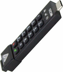 Apricorn Aegis Secure Key 3NXC 4GB USB 3.2 Stick με σύνδεση USB-C Μαύρο