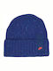 Beanie Beanie with Rib Knit in Blue color