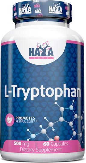 Haya Labs L-Tryptophan 500mg 60 Kapseln