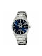 Festina Watch Battery with Silver Metal Bracelet