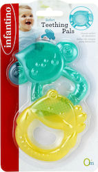 Infantino Teething Rattle with Gel made of Silicone for 3 m+ 2pcs