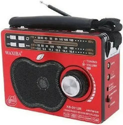 Waxiba XB-281UR Φορητό Επαναφορτιζόμενο Κόκκινο