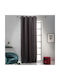 Pierre Cardin Curtain with Grommet Dousez Grey 140x270cm