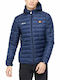 Ellesse Lombardy Padded Ανδρικό Χειμωνιάτικο Μπουφάν Puffer Μπλε