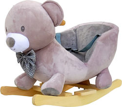 Just Baby Jucărie cu leagăn Ursul cu sunete și muzică pentru greutate maximă de 30kg Gri