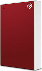 Seagate One Touch 2020 USB 3.2 Εξωτερικός HDD 5TB 2.5" Κόκκινο