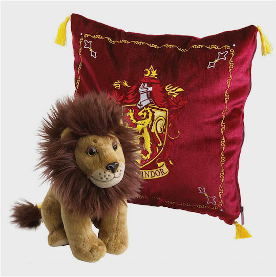 The Noble Collection Λούτρινο Harry Potter με Μαξιλάρι Μασκότ Gryffindor (Harry Potter) 25 εκ.