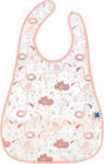 Kikka Boo Flamingo Waterproof Bib Plastic with Hoop & Loop Fastener & Pocket Pink for 4 m+