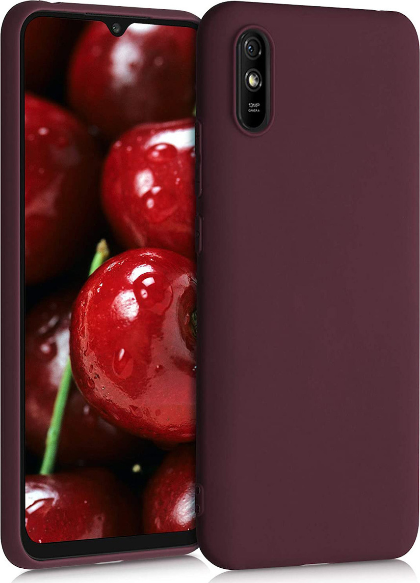 KWmobile Back Cover Σιλικόνης Tawny Red (Redmi 9A) Skroutz.gr
