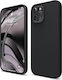 Sonique Liquid Back Cover Silicone Black (iPhon...