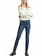 Funky Buddha High Waist Women's Jean Trousers in Skinny Fit