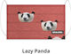 Snurk Lazy Panda Маска за защита Тъканна Оранже...