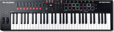 M-Audio Midi Controller Oxygen Pro 61 with 61 Keyboard Black