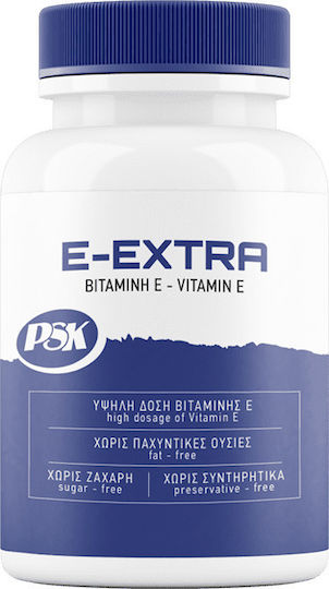 PSK E Extra Vitamin for Skin & Antioxidant Action 600mg 90 caps