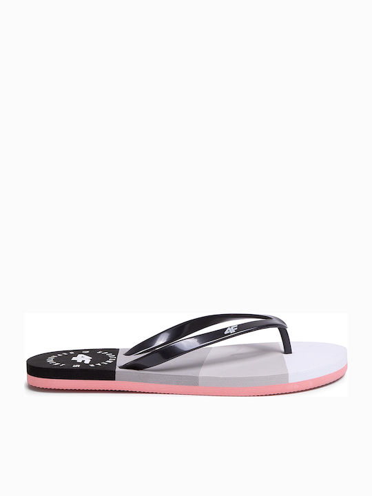 4F Women's Flip Flops Black H4L20-KLD004-97S