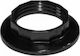 Adeleq Replacement Washer for Lighting Fixtures E14 Threaded Black Wheel Black 16-1012