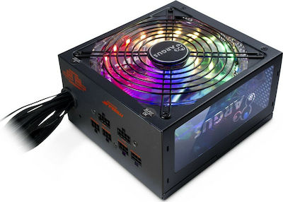 Inter-Tech Argus RGB-650W CM II 650W Черно Компютърно захранване Полумодулни 80 Plus Gold